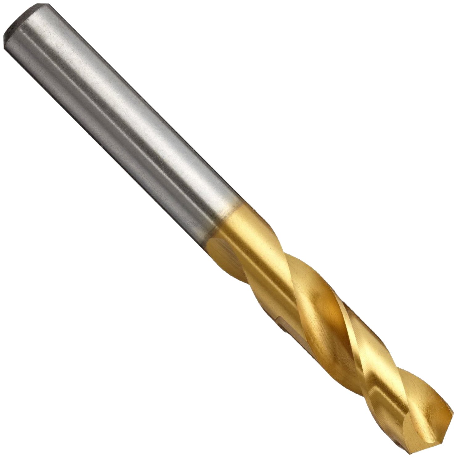 YG1 Jobber High Speed Steel Twist Bit, TiN Finish, Straight Shank