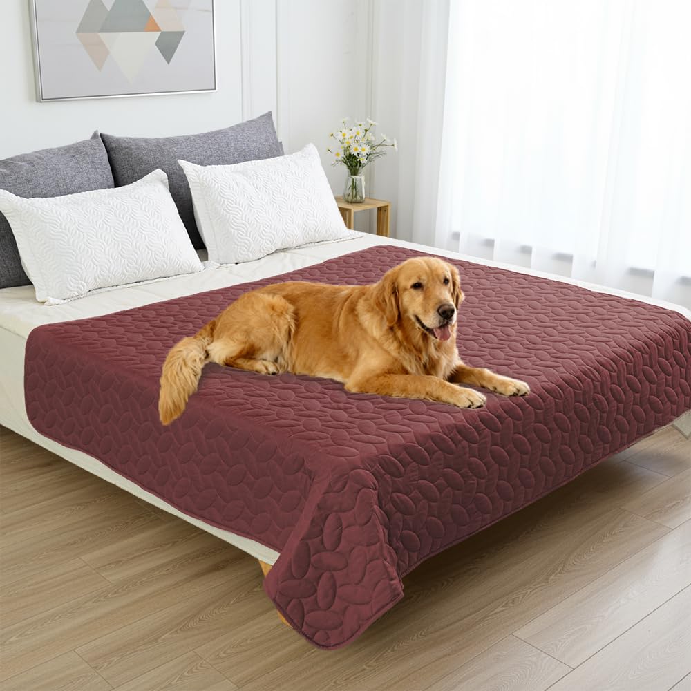 Ameritex Pet Bed Cover Dog Bed Blanket for Sofa and Furniture Waterproof New Pattern Design Image