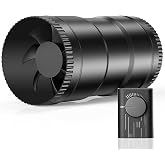 Hon&amp;Guan 4 Inch Inline Duct Fan with Upgrade Controller - 130 CFM Airflow with 6W Ultra-Low Power and Low Noise