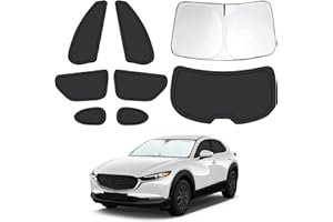 FSHAANY'S 8pcs Car Window Shades for Mazda CX30 2019-2025, Full Car Window Covers for Privacy, Sunshades for CX-30 Front Rear Windshield Side Windows to Block UV and Protect Privacy