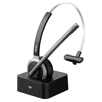 Mpow M5 Bluetooth Headset With Mic Truck Driver Amazon In