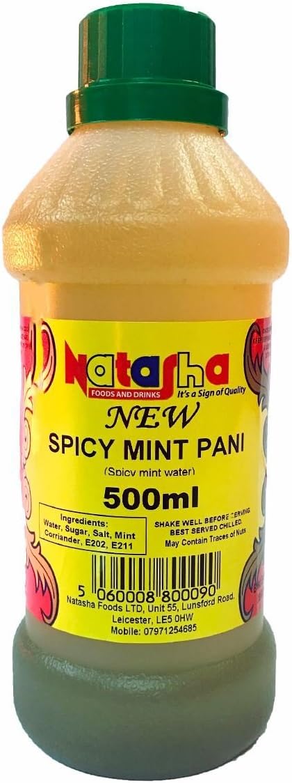 Natasha - Spicy Mint Water - 500ml (Pack of 2)