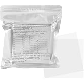 Annhua Dental Splint Material 20Pcs Dental Hard Splint, 1.0MM Dental Vacuum Forming Sheets with no Bubbles, Square Thermoforming Materials for Vacuum Forming Machine - 5" x 5"