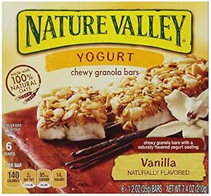 Nature Valley granola bars chewy vanilla yogurt (016000247208)