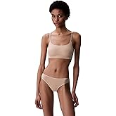 Calvin Klein Women's Invisibles Comfort Seamless Adjustable Skinny Strap Bralette Bra