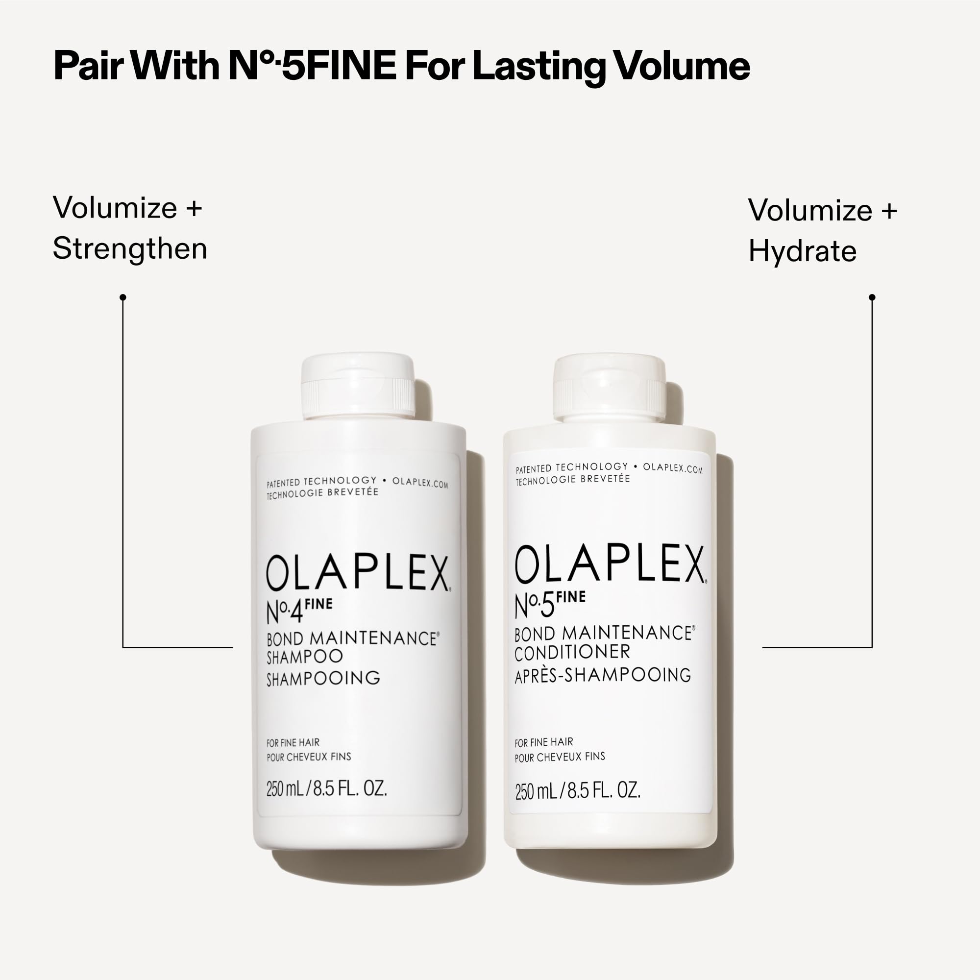 Olaplex No.4 FINE Bond Maintenance Shampoo, Ultra-light, Clinically Proven Fine Hair Shampoo to Volumize & Strengthen