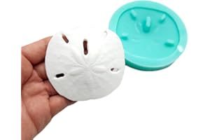 Under the sea silicone mold, home decor making mold (Model A. Sand dollar)