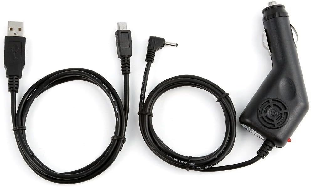 MaxLLTo 2A Car Power Charger/Adapter + USB PC Cord for Curtis Klu Tablet Lt 8088 LT8088