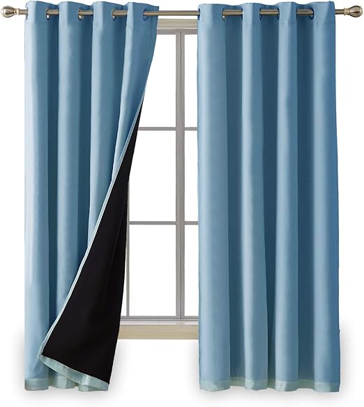 Amazon Com Deconovo Total Blackout Curtains Grommet Thermal