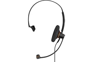 Sennheiser SC 30 USB CTRL (505548) - Single-Sided Business Headset | For Unified Communications | with HD Sound, Noise-Cancelling Microphone, & USB Connector (Black)