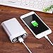 Ewarmer Hand Warmers/Power Bank 7800mAh, Rechargeable Hand Warmer, 7800mah Portable USB Hand Warmer /Power Bank 7800, Portable Battery Charger with LED Flashlight for Cold Winter (Silver)
