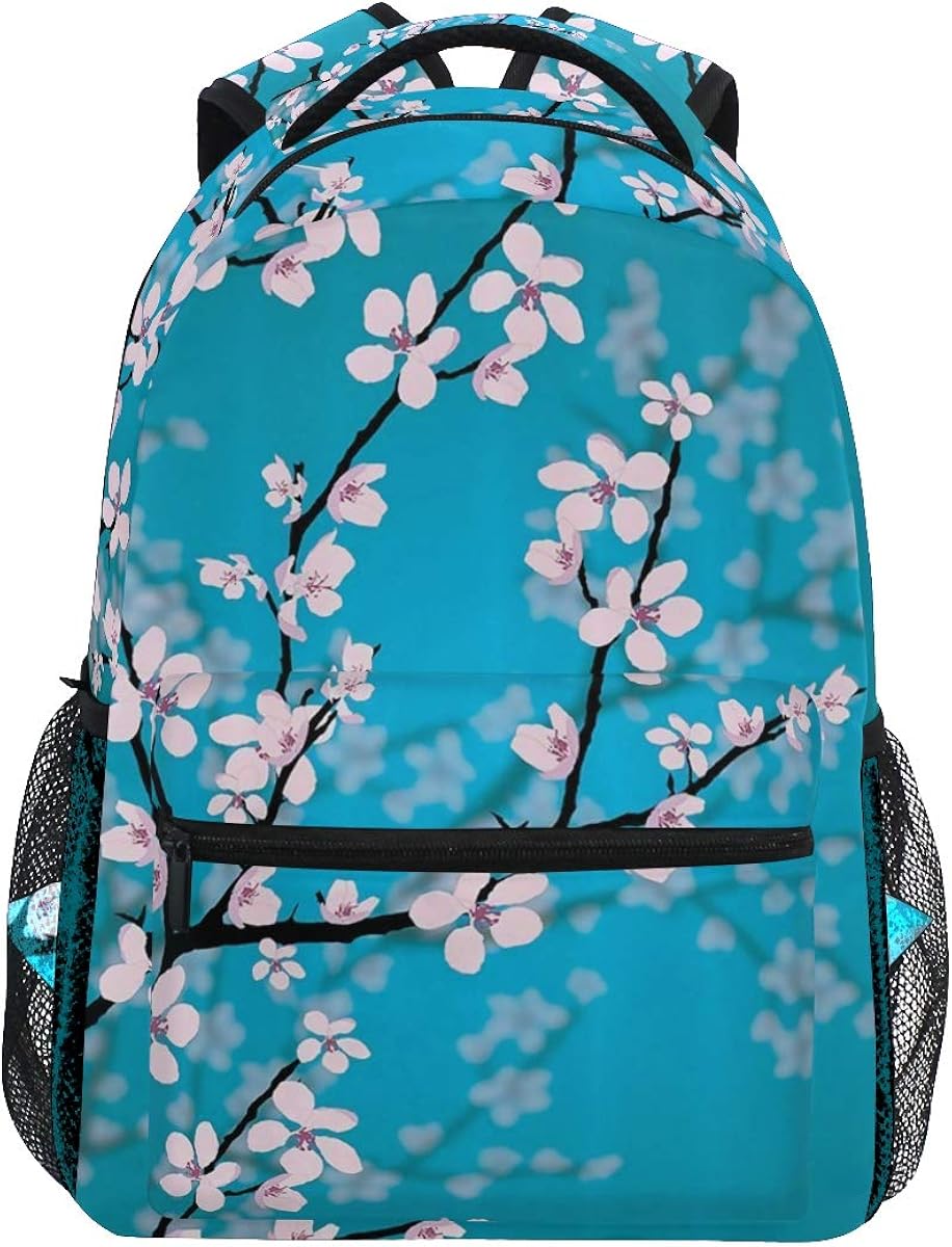 the girl with the blue backpack