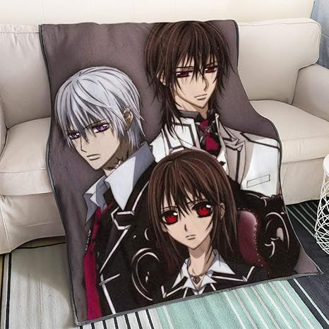 Amazon Com Kaiwenli Vampire Knight Kiryu Zero And Kurosu Kuran Kaname Dress Cartoon Blanket Single Sided Pattern Best Heating Bedding Easy To Clean Soft And Comfortable Suitable For Adults Children Home Kitchen