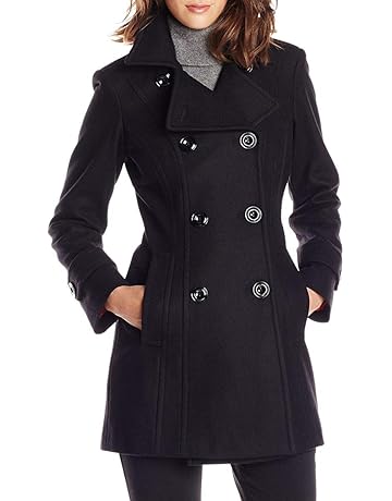 Amazon ladies wool coats Clearance