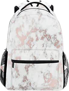 rose gold marble backpack