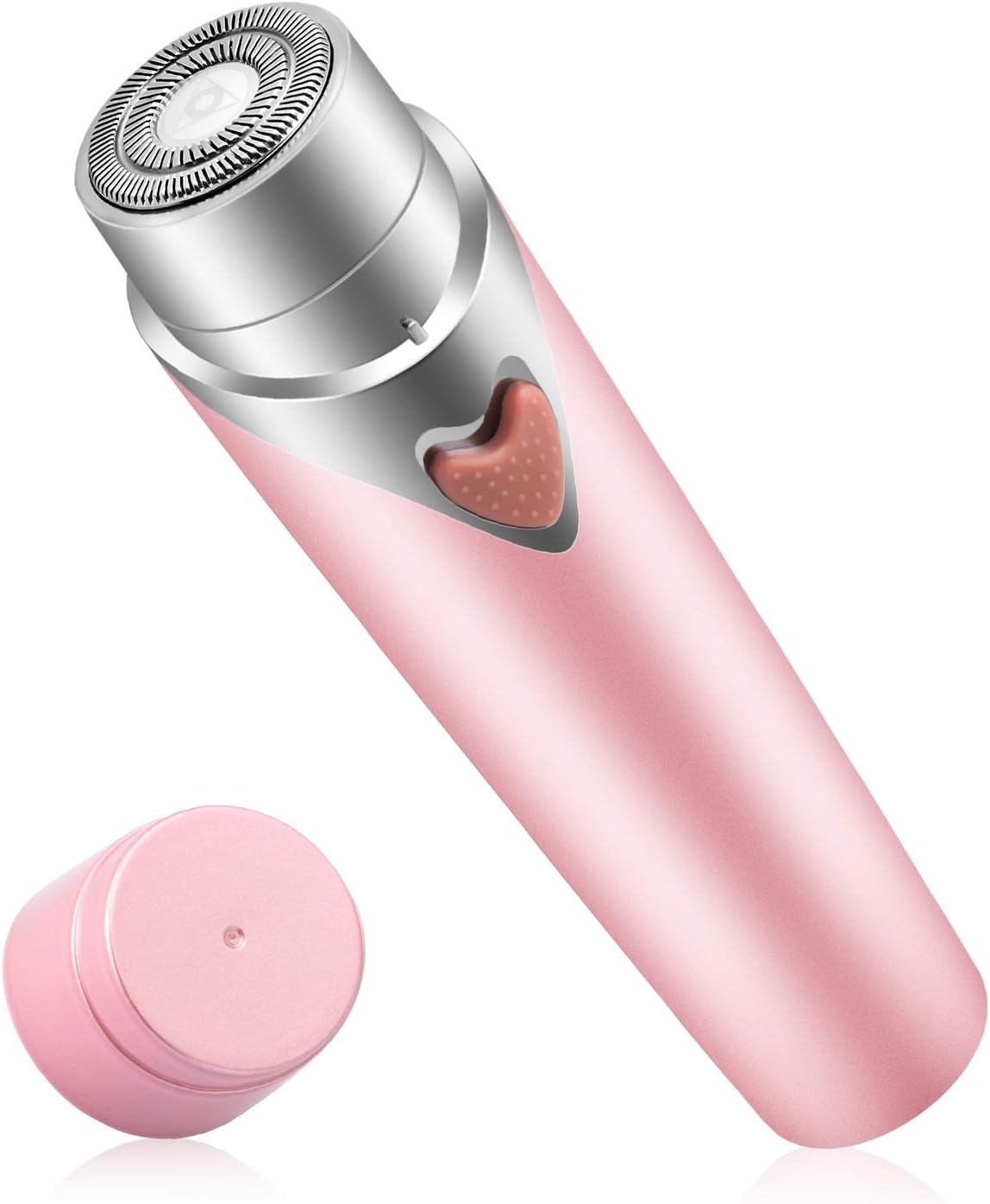 Facial Hair Removal for Women, Painless Waterproof Facial Hair Trimmer for Peach Fuzz, Portable Lady's Shaver for Face Lip Body Chin and Cheek Hair