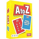 Viral Studios A to Z &ndash; Fast-Paced Word Game for Families &amp; Game Nights &ndash; Race the Timer, Flip Letters &amp; Shout Answers &ndash; Fun Card Game for Kids, Teens &amp; Adults, Ages 8+, 2+ Players