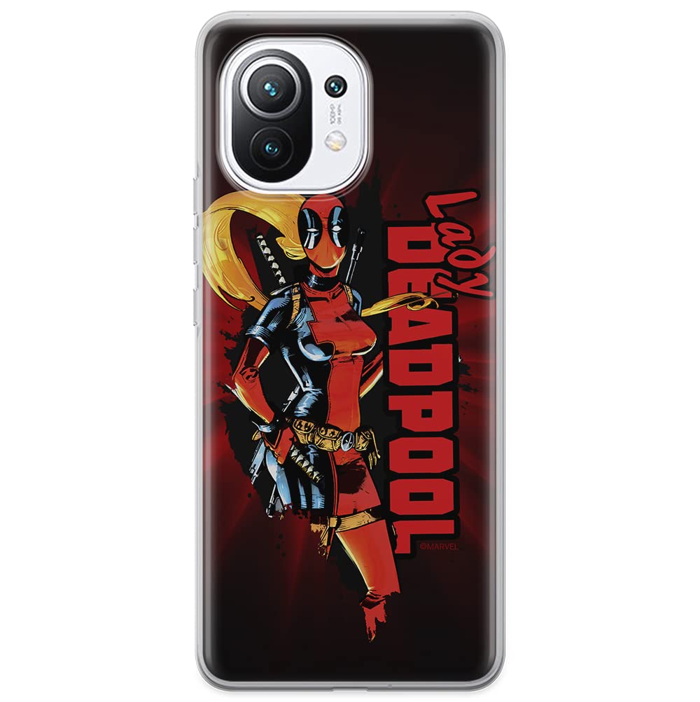 ERT GROUP mobile phone case for Xiaomi 11 original and officially Licensed Marvel pattern Deadpool 009 optimally adapted to the shape of the mobile phone, case made of TPU — image 1