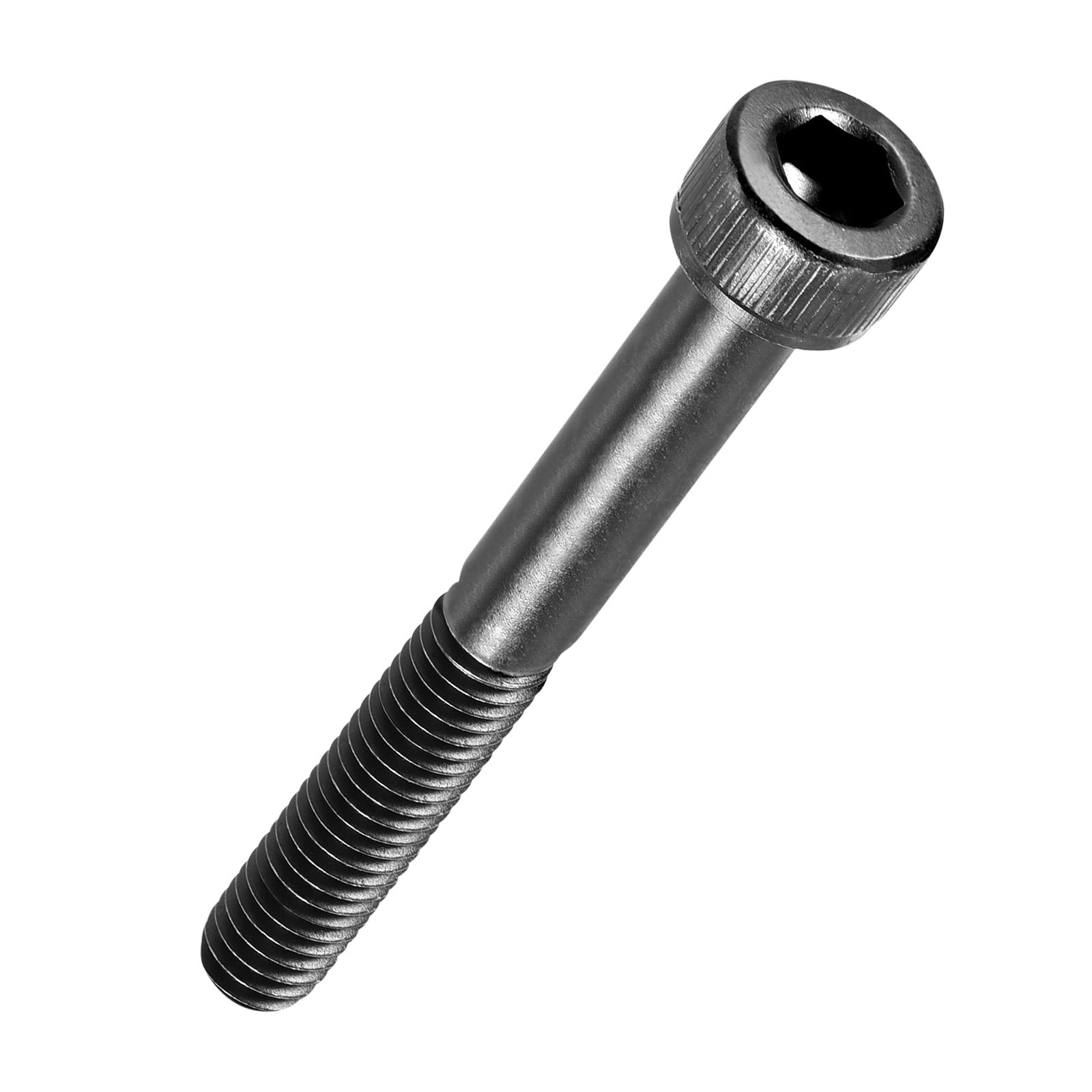 Kozelo 40pcs Socket Head Cap Screws - [M6-1 x 50mm] Alloy Steel Black Oxide Grade 12.9 Internal Hex Screw Full Thread for Industrial & Machinery Use, Black