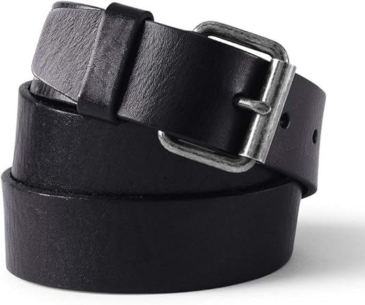 lands end mens leather belts
