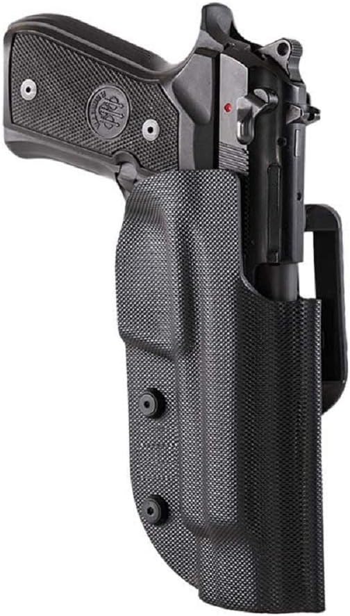 Civilian Ghost gun black holster with double attack, for dynamic shooting IPSC, IDPA, IASC, FIAS, Occult and civil ports