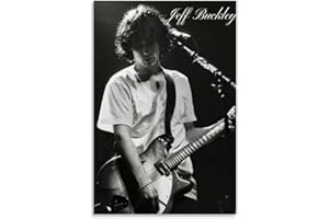 Jeff Buckley Music Posters Poster for Room Aesthetic Canvas Wall Art Bedroom Decor 12x18inch(30x45cm)