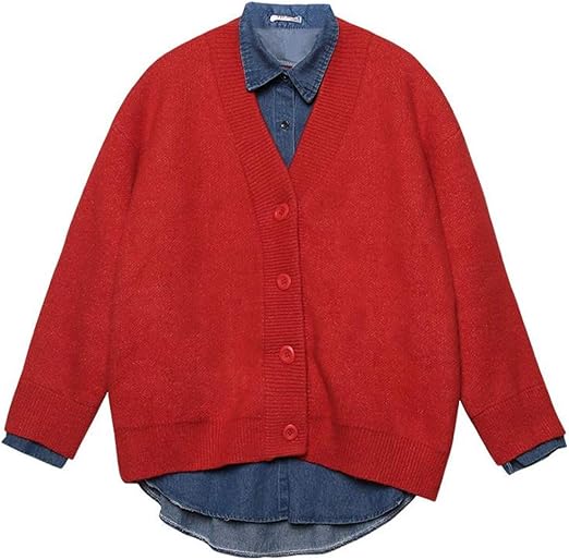 Amazon ンーセンー デニムコート レディース デニムジャケット 裏起毛 秋冬 長袖 ジーンズ ムートンコート ブルゾン カーディガン 防寒 無地 着痩せ オレンジ F コート ジャケット 通販