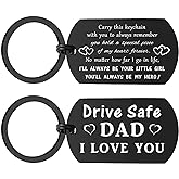 ENGZHI Dad Gifts, Daddy Keychain, Birthday Fathers Day Christmas