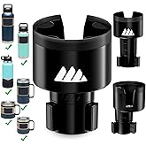 [Upgraded] Integral Ultimate Car Cup Holder Expander - Adjustable Base - Organizer & Expander for Vehicles - Compatible with Mugs, Yeti 14/24/36/46oz, Rambler, Hydro Flasks 32/40oz, 3.4"-4.0" Bottles