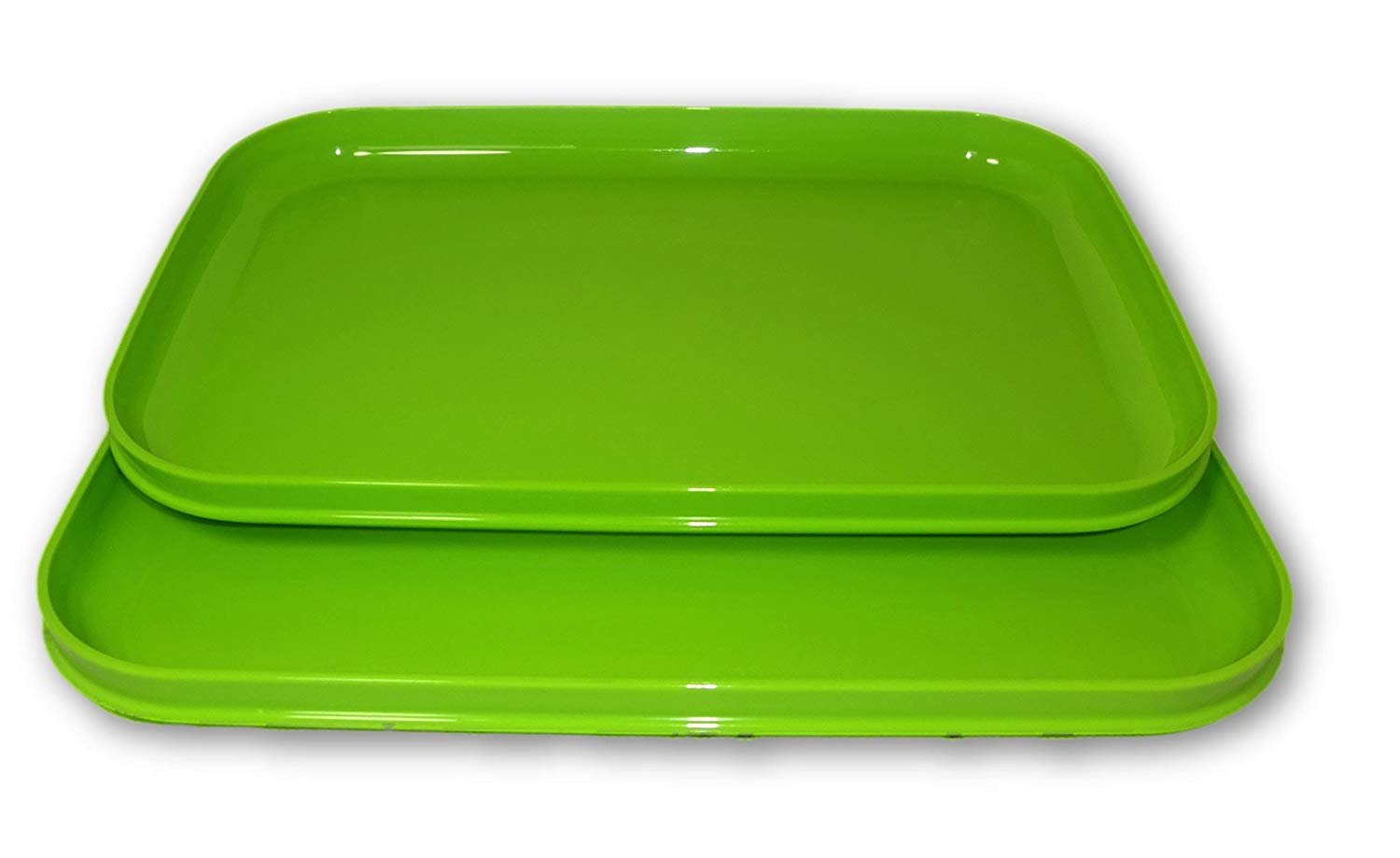 Buy Tupperware Rectangular Dinner Plate, Set of 2 Picnic Plates, Lime