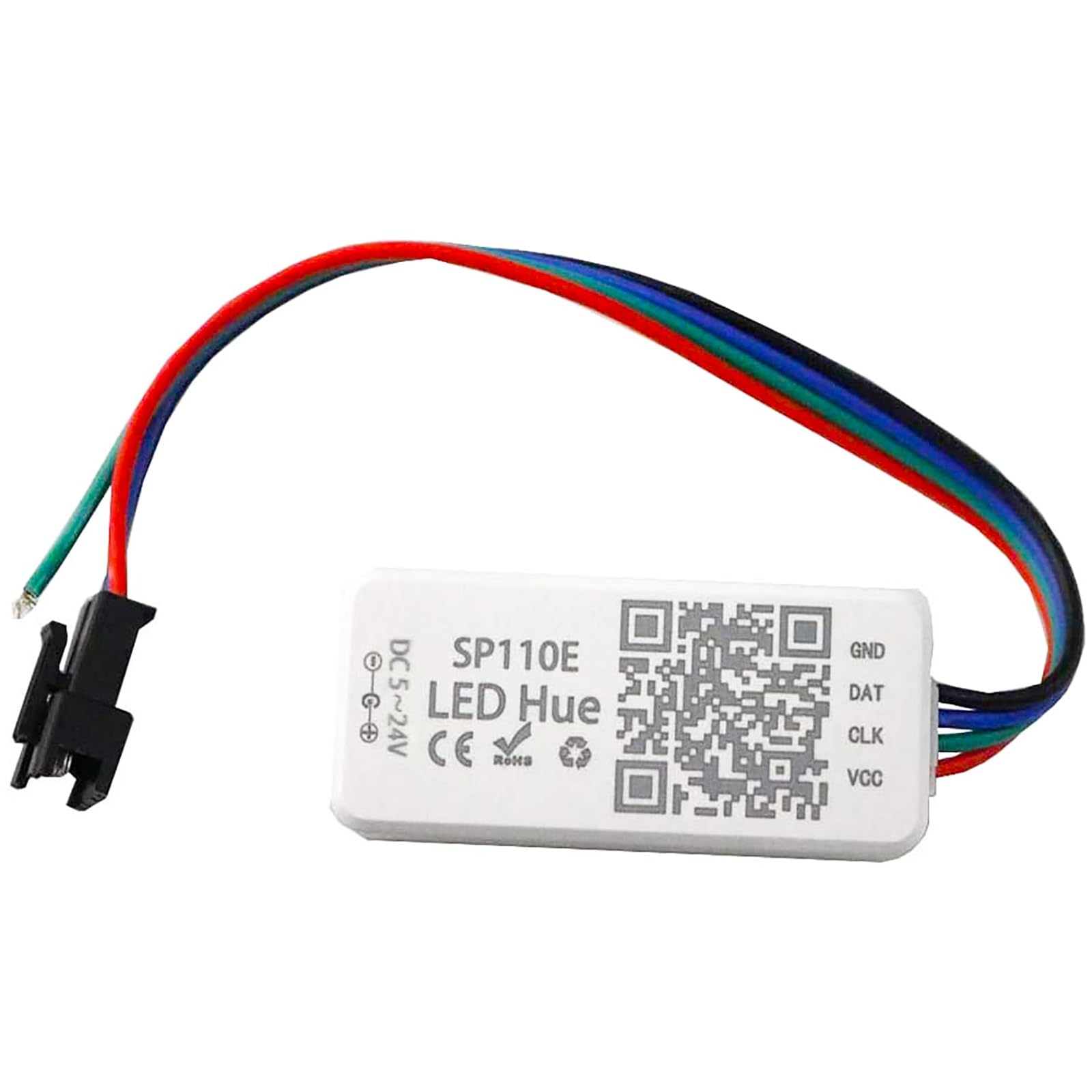 Photo 1 of VIPMOON SP110E Led Controller, Ws2811 Controller DC5V-12V-24V, Addressable Bluetooth Led Controller, iOS/Android App Remote Control, for WS2812B SK9822 SK6812 APA102 RGB/RGBW Pixel Strip Light