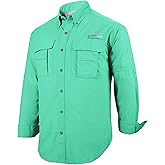 Tuna Men's Fishing Outdoor Button Down UPF 50+ Sun Protection Waterproof Hiking Long Sleeve Shirts