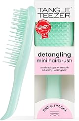 Tangle Teezer Mini Ultimate Detangler Jade Lagoon for Wet & Dry Hair
