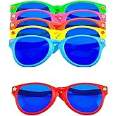HUI JIN 6 Pcs Jumbo Plastic Sunglasses Funny Party Glasses Swim Party Favors for Festival Supplies Accessories