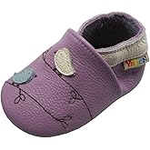 YALION Baby Soft Leather Shoes Suede Sole Infant Toddler First Walking Sports Crib Moccasins