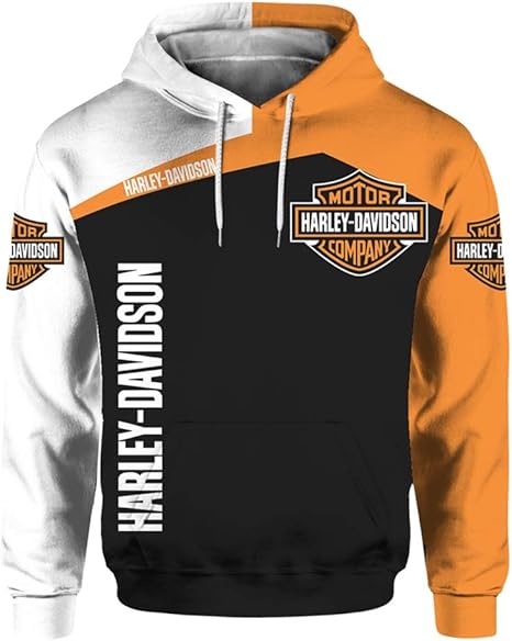 harley davidson hoodie with bandana