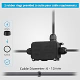 AVARTEK M20 20mm IP68 Waterproof Cable Glands 15 Pack 6-12mm Black view 6