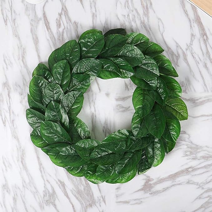 Una Ghirlanda Di Foglie Di Magnolia