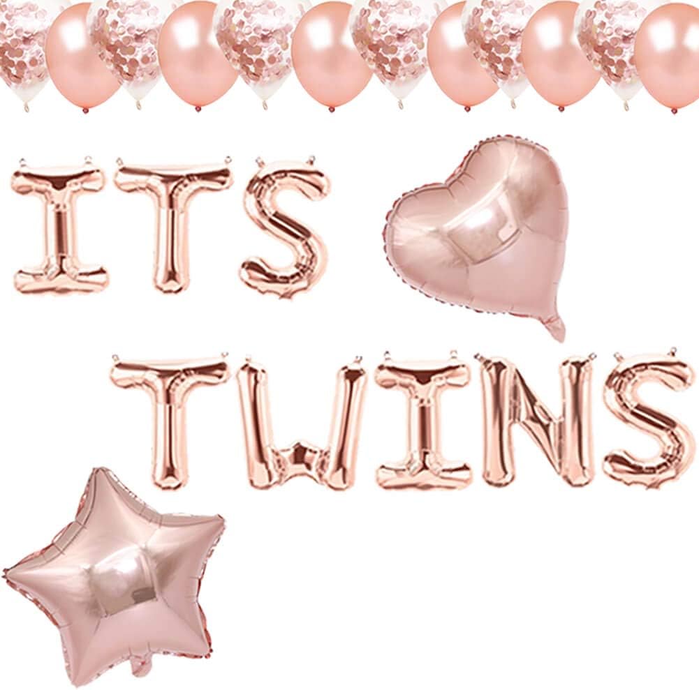 twins balloons for baby shower