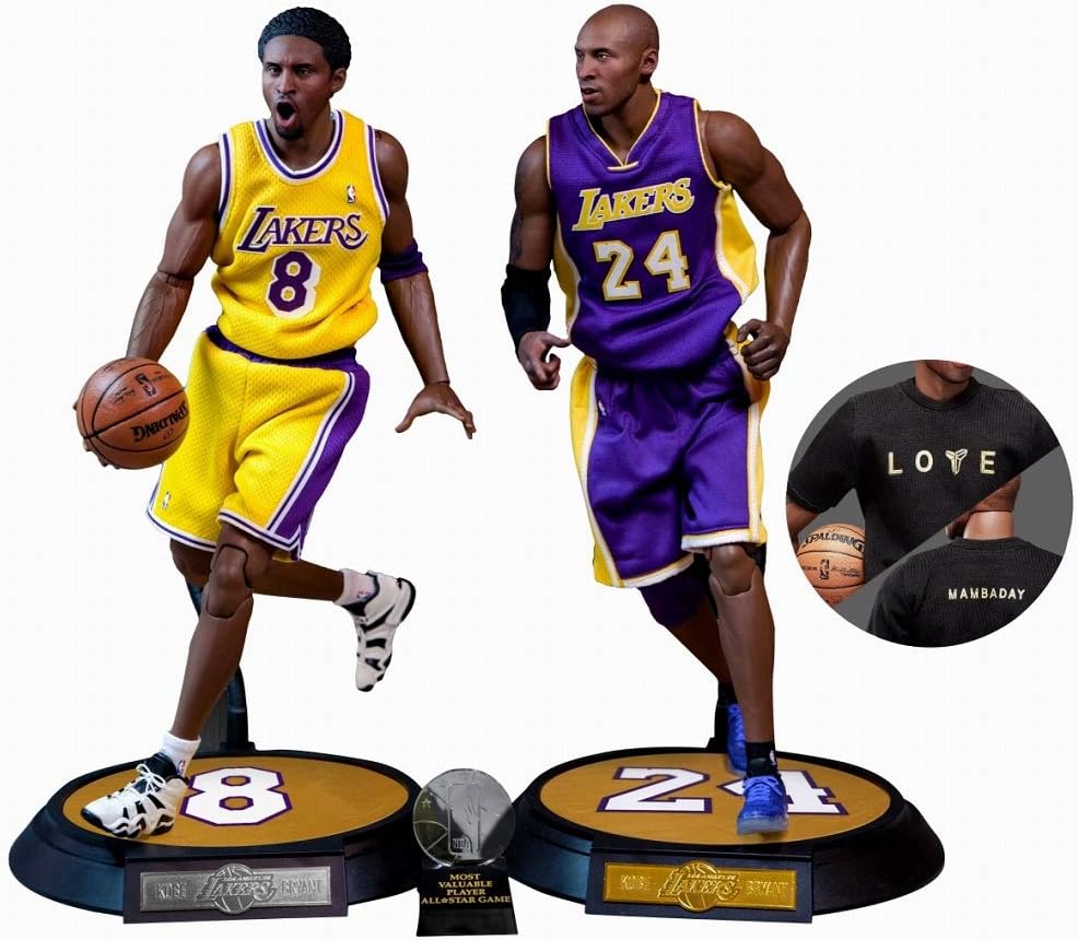 NBA Collection Kobe Bryant appugure-doedyisyon 1/6 Real Masterpiece korekutexiburu Figure/RM โ 1065