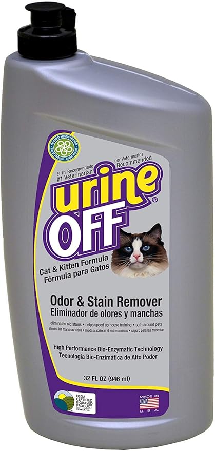 Urine Off Chat Detachant Moquette Tapis Textile 946 Ml Amazon Fr Animalerie