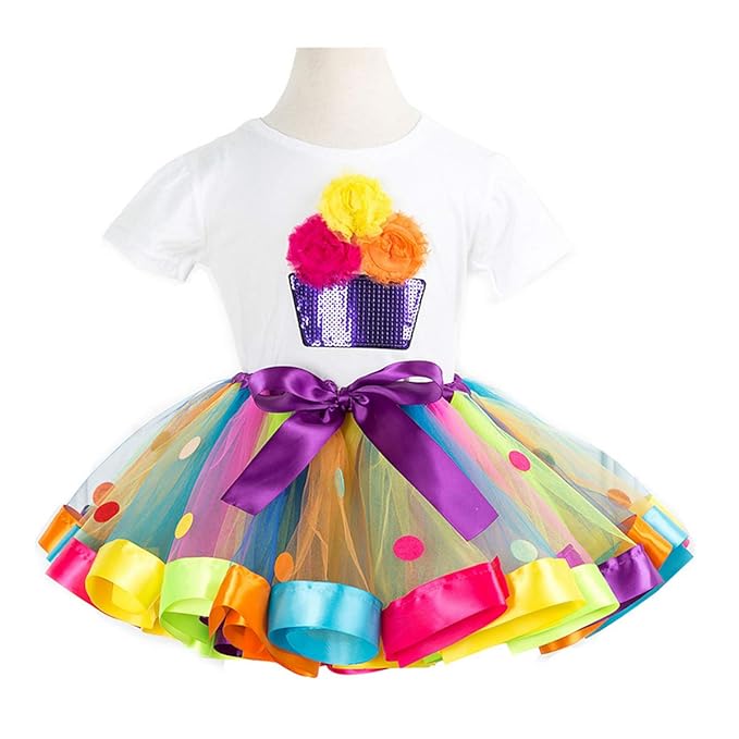 maglietta con paillettes bambina