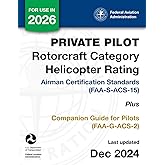 Private Pilot Rotorcraft Category Helicopter Rating Airman Certification Standards (FAA-S-ACS-15) Plus Companion Guide for Pilots (FAA-G-ACS-2)