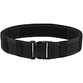 AGPTEK Police Security Tactical Combat Gear Utility Nylon Belt (Black)