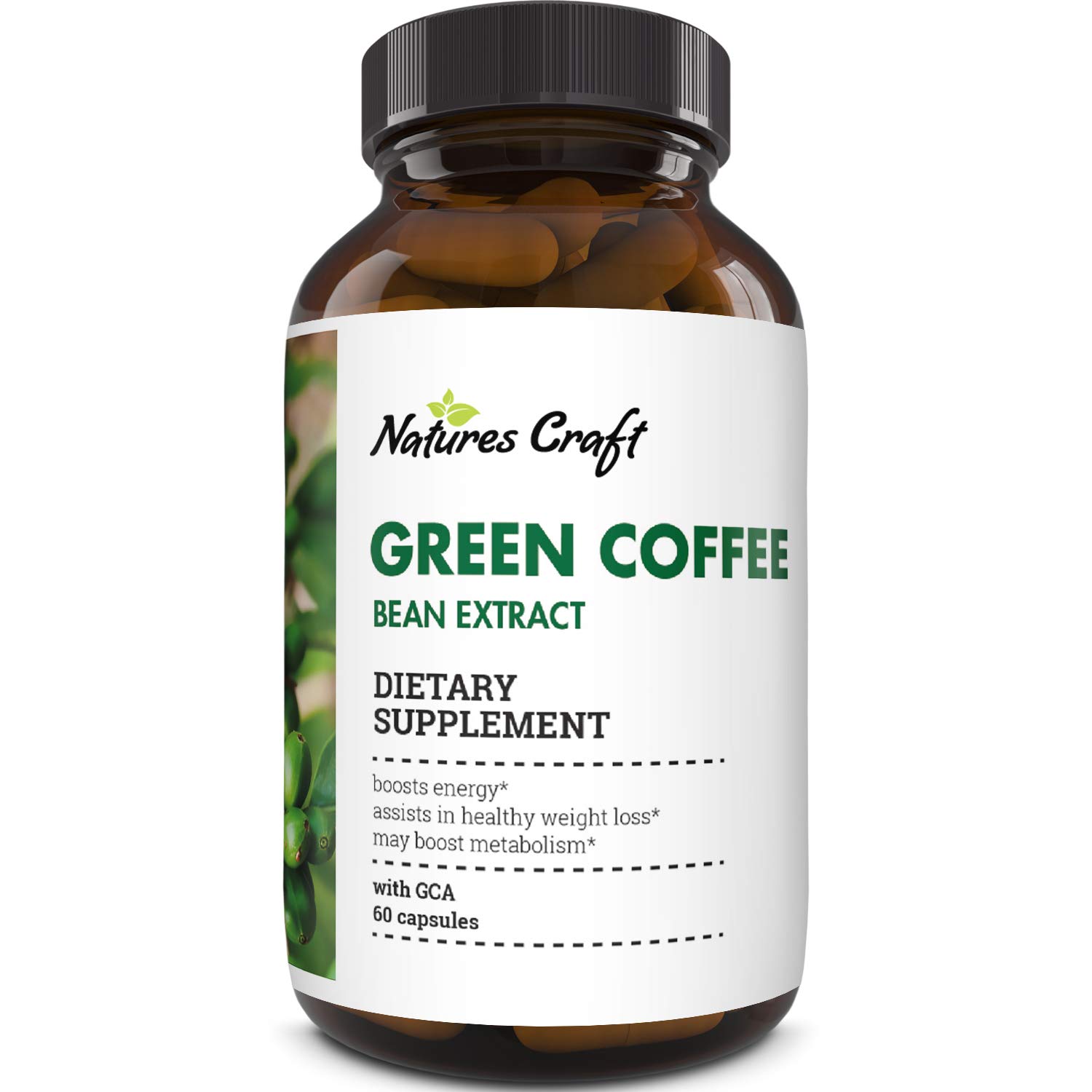 Natural Raw Green Coffee Bean Extract Extra Strength Pure Premium