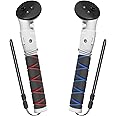AMVR Handle Attachments Compatible with Meta/Oculus Quest 3/Quest 3S Controller Accessories, Controller Extension Grips for VR Game Gorilla Tag Long Arms Sticks,Beat Saber Handle