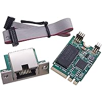 M.2 A+E 2.5G Ethernet Adapter 2.5G/1G/100M Gigabit M.2 Networking Card 8125B RTL8125B Control Fast 1000Mbps Adapter