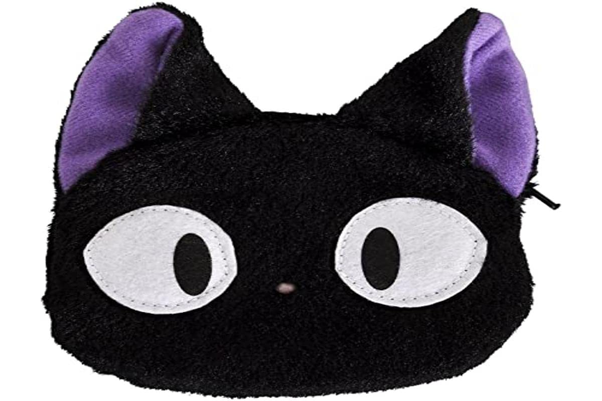 Ghibli plush purse Jiji Kiki's small delivery 10.5x12.5cm black