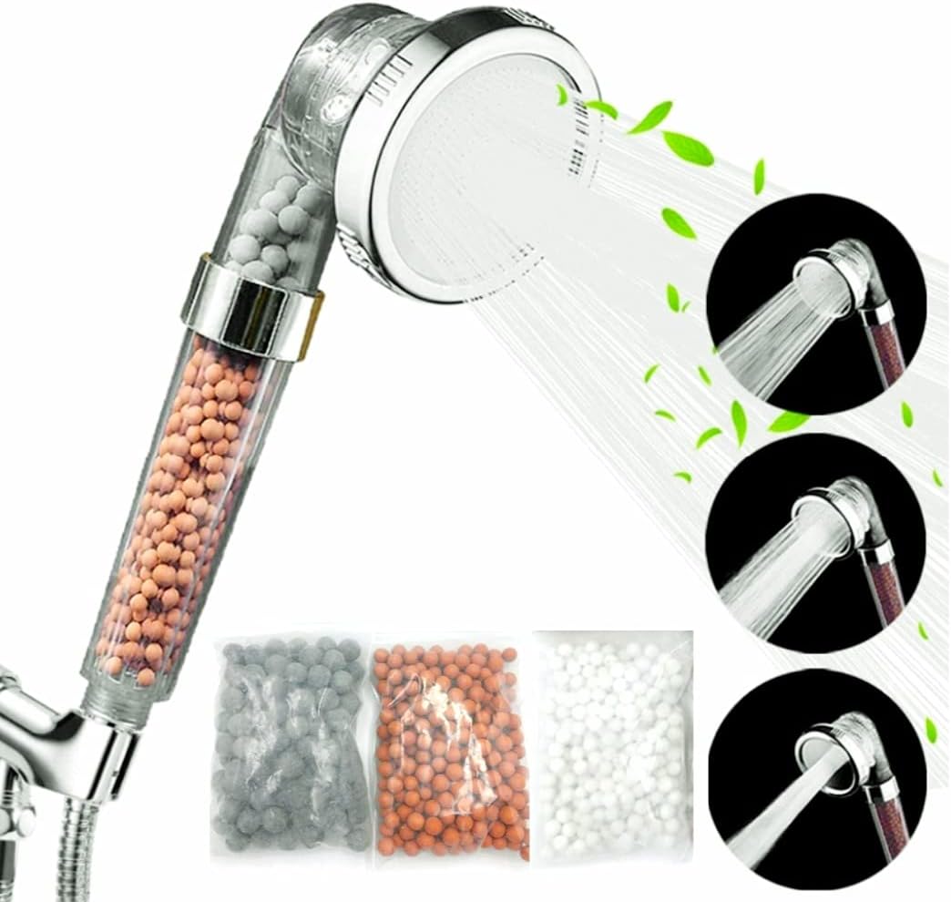 Synland's Ionic Shower Filter ,Shower Head WITH Extra set of 3