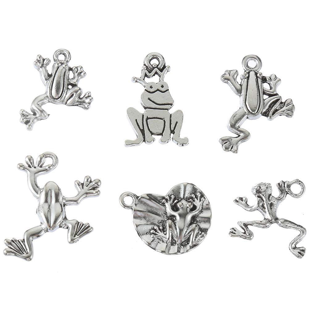 zhangdongDIYAntique Silver Flower Pendant Pendant Bracelet, Necklace, Jewelry Making Craft DIY Handmade Accessories